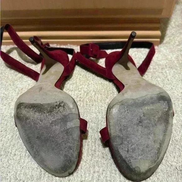 ALEXANDER WANG Antonia Textured Ankle-Wrap Sandal size 39 8.5 US - Picture 4 of 6